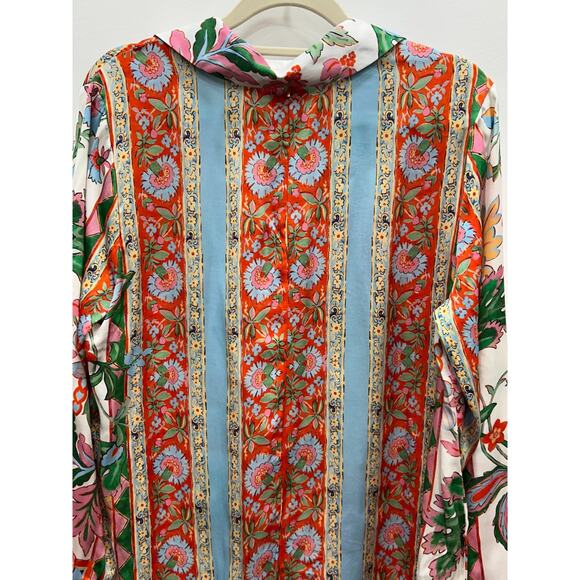 NWT Misa Los Angeles Womens Roya Floral Button Down Shirt Long Sleeve Size S - Picture 6 of 11